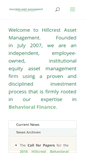 Mobile Screenshot of hillcrestasset.com